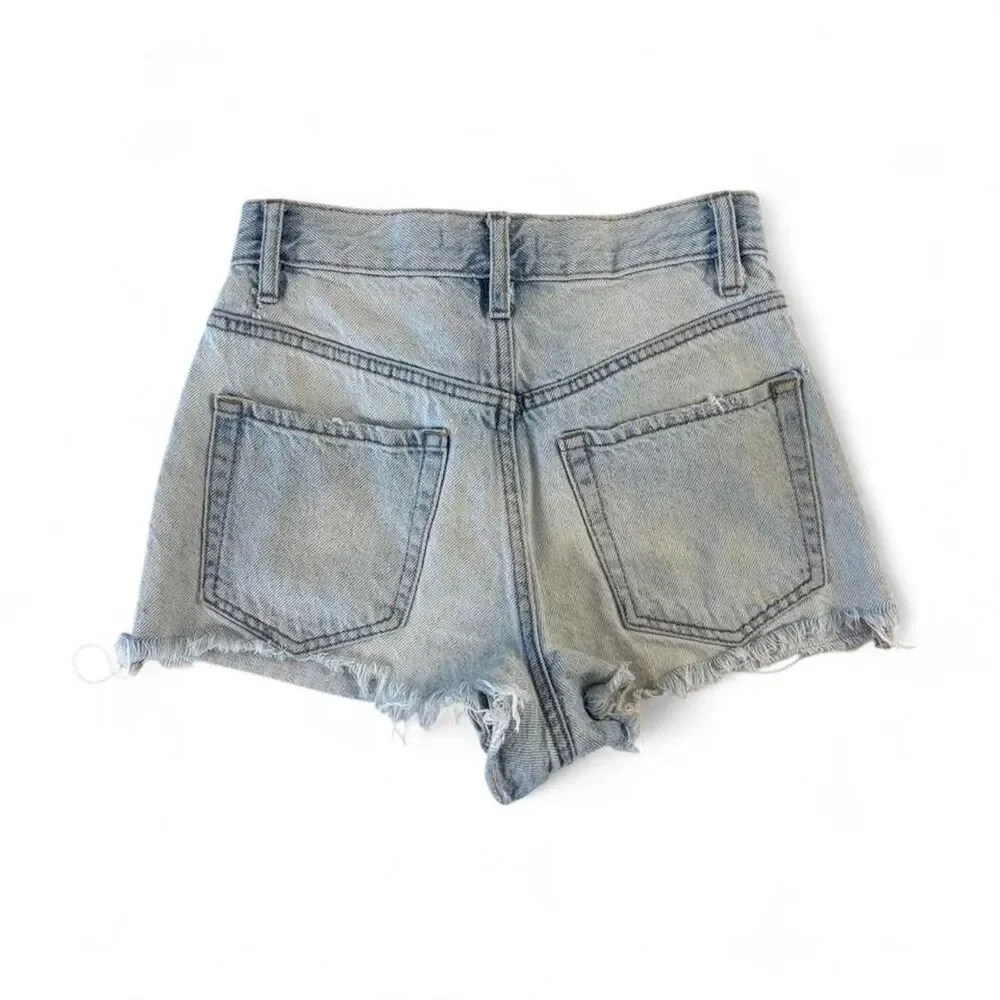 Pacsun light wash denim shorts lot